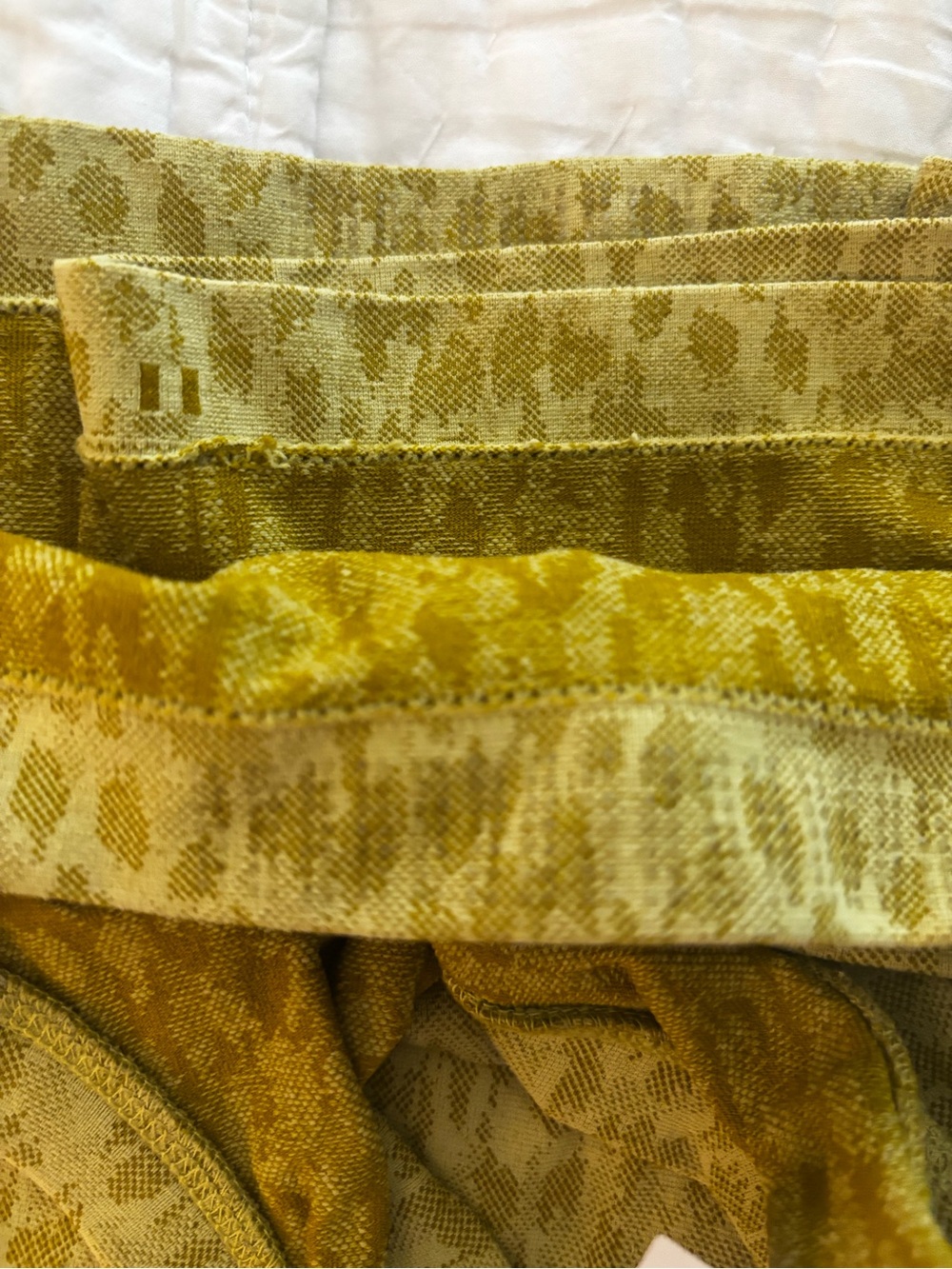 Athleta Yellow Patterned Racerback Tank - Picture 4 of 4